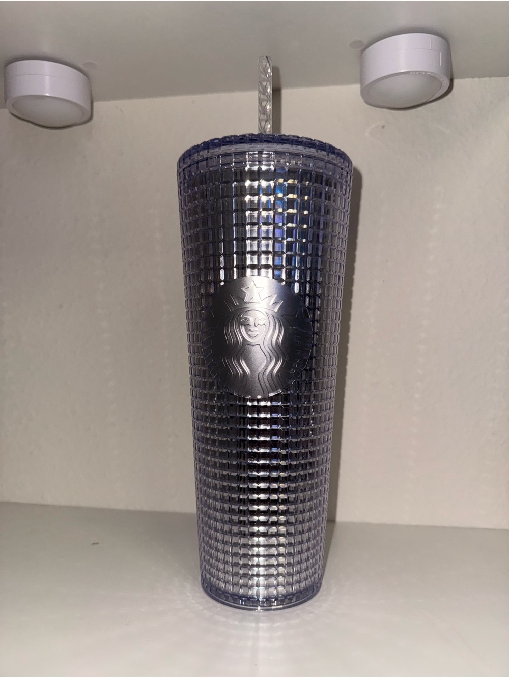 Starbucks Metallic Silver Tumbler